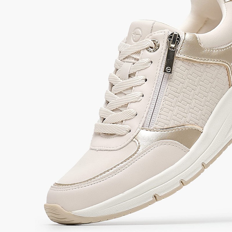 Γυναικεία Παπούτσια Casual 23721 Μπεζ ECOleather Tamaris