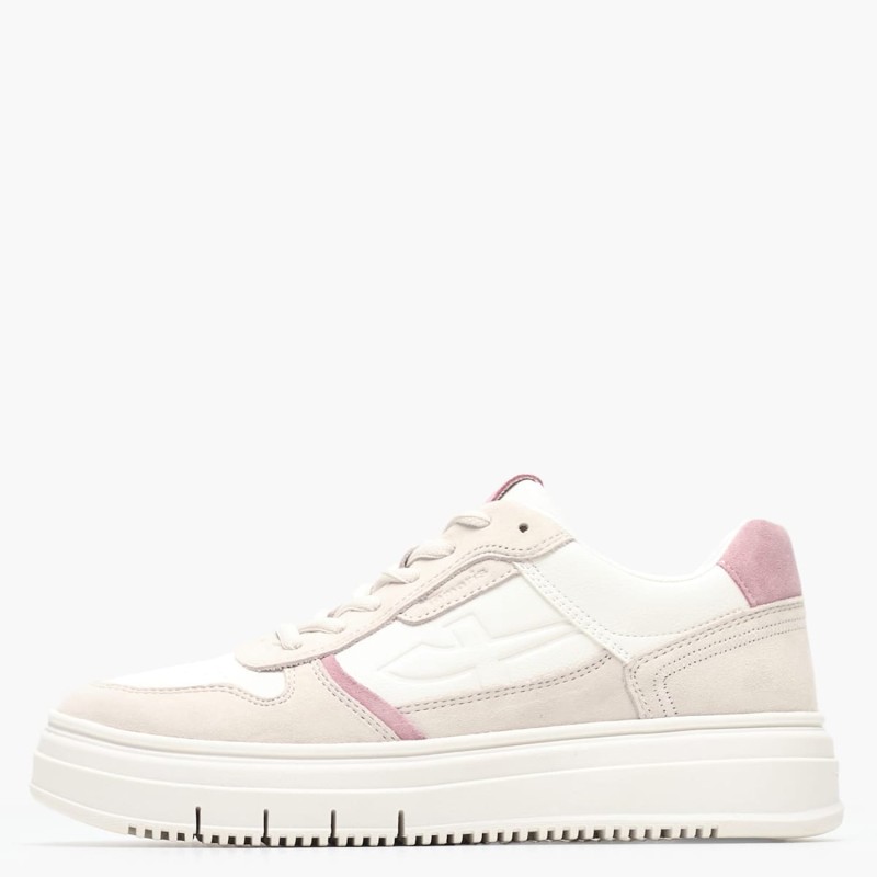 Women Casual Shoes 23746 White Leather Tamaris