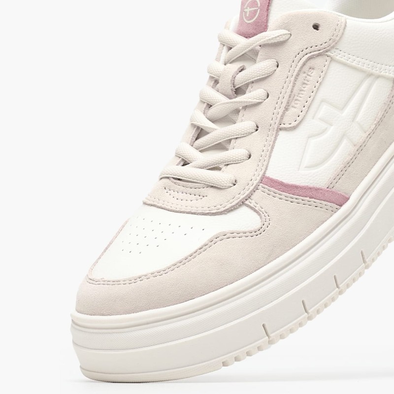 Women Casual Shoes 23746 White Leather Tamaris