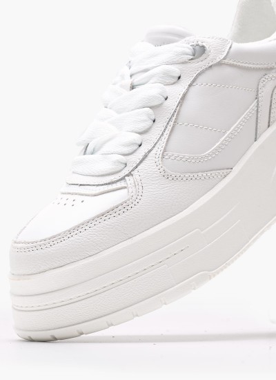 Γυναικείες Πλατφόρμες Χαμηλές 22305 Χρυσό ECOleather Tamaris