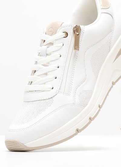 Γυναικείες Πλατφόρμες Χαμηλές 22305 Χρυσό ECOleather Tamaris
