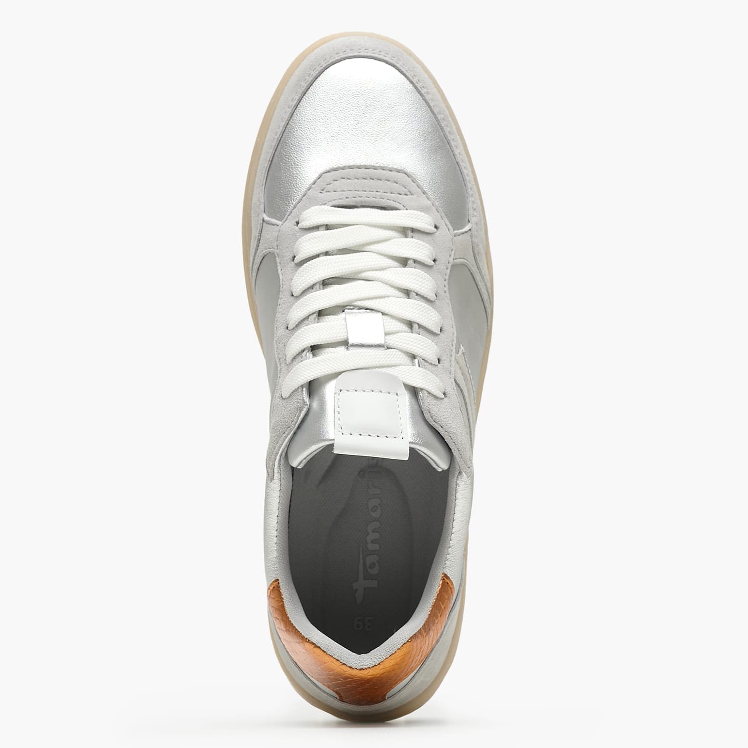 Γυναικεία Παπούτσια Casual 23773.S Ασημί Δέρμα Tamaris Γυναικεία Παπούτσια Casual 23773.S Ασημί Δέρμα Tamaris