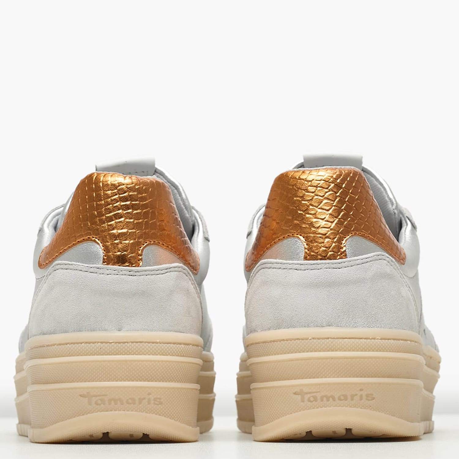 Γυναικεία Παπούτσια Casual 23773.S Ασημί Δέρμα Tamaris Γυναικεία Παπούτσια Casual 23773.S Ασημί Δέρμα Tamaris