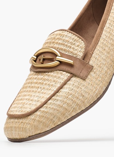Γυναικεία Μοκασίνια 24313 Μαύρο ECOleather Tamaris