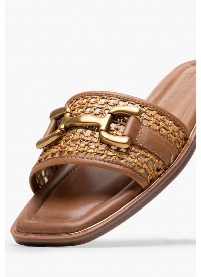 Γυναικεία Flats 27100 Ταμπά Ψάθα Tamaris