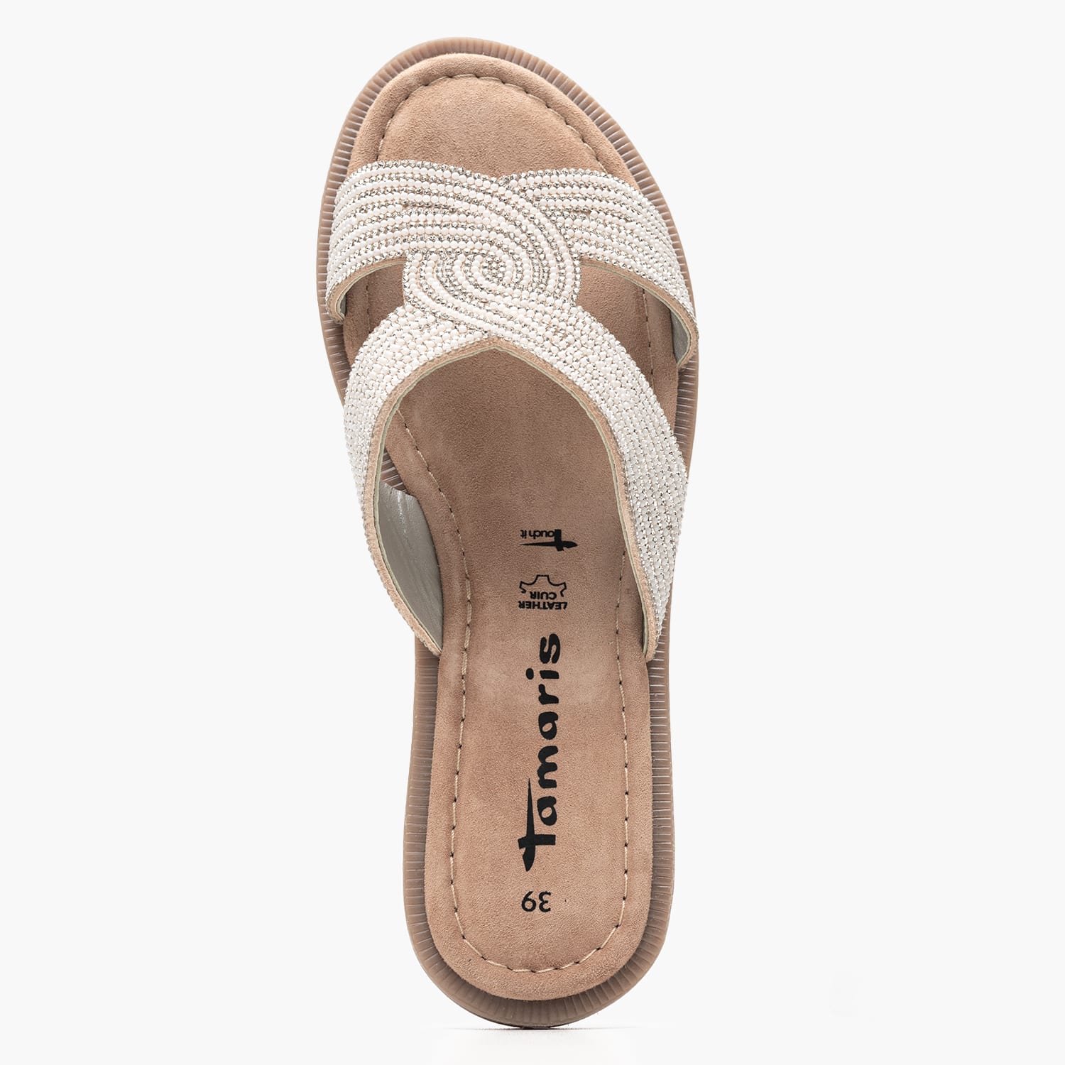 Γυναικεία Flats 27113 Ασημί Δέρμα Tamaris Γυναικεία Flats 27113 Ασημί Δέρμα Tamaris