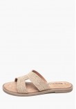 Γυναικεία Flats 27113 Μπρονζέ Δέρμα Tamaris