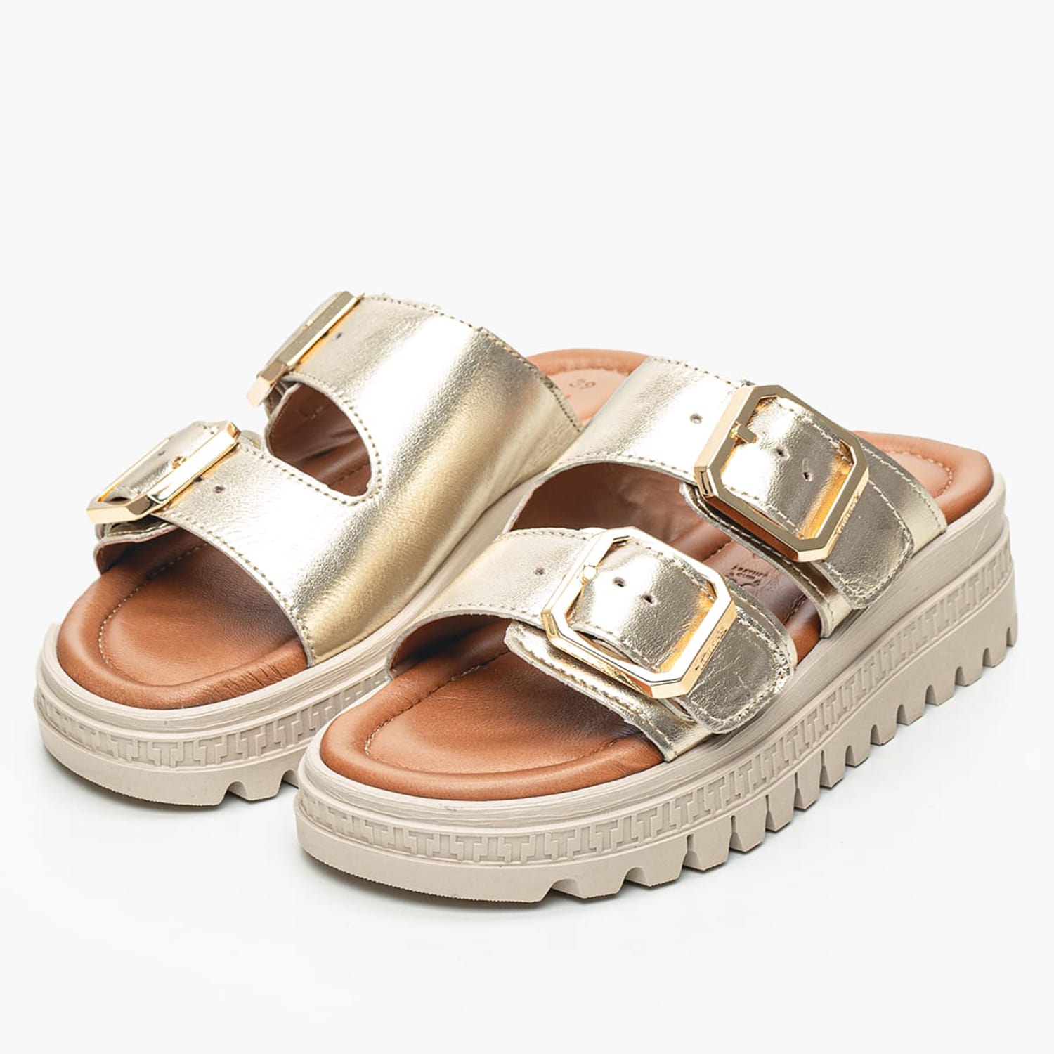 Γυναικεία Mules 27202 Χρυσό Δέρμα Tamaris Γυναικεία Mules 27202 Χρυσό Δέρμα Tamaris