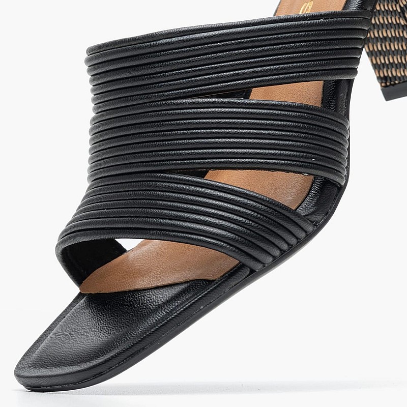 Γυναικεία Mules 27226 Μαύρο ECOleather Tamaris