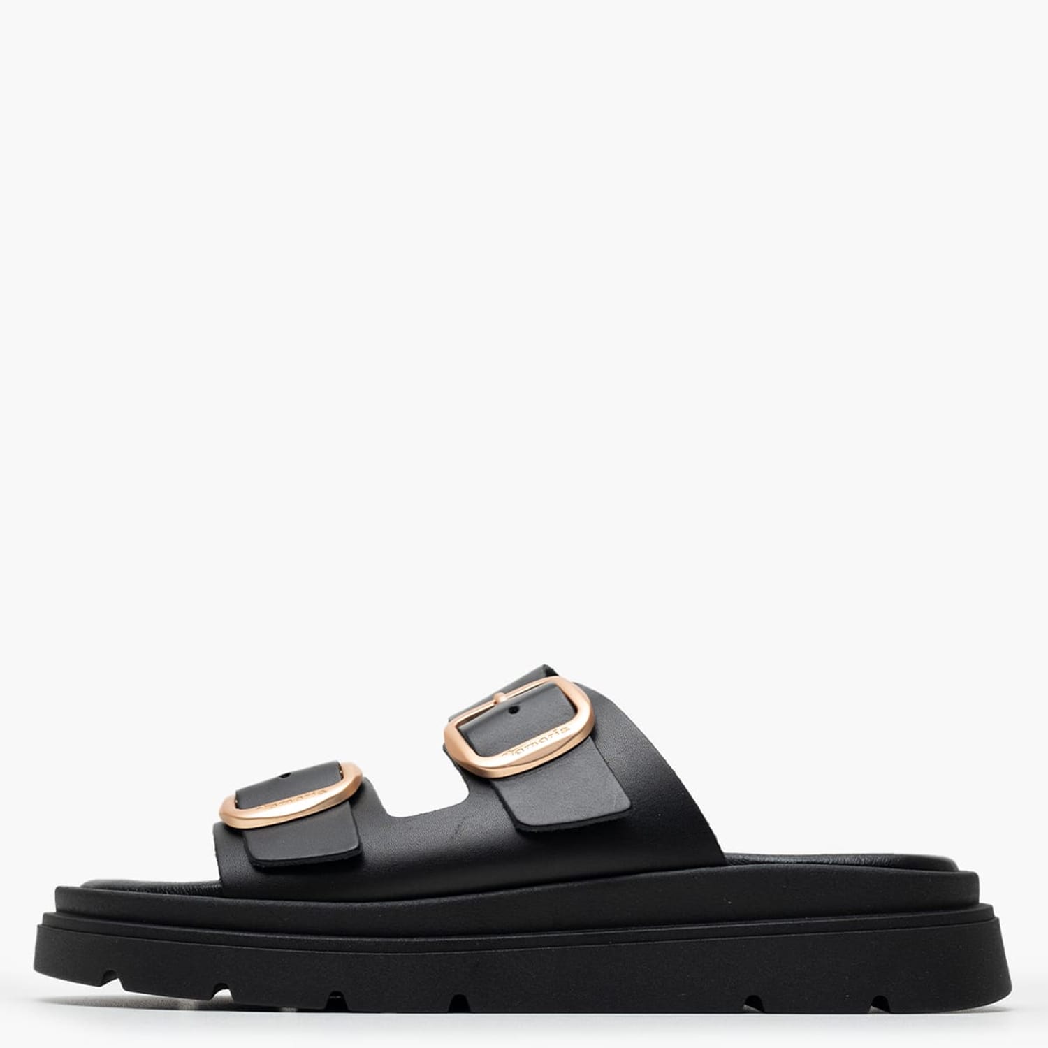Γυναικεία Flats 27239 Μαύρο Δέρμα Tamaris