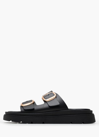 Γυναικεία Μοκασίνια 24313 Μαύρο ECOleather Tamaris
