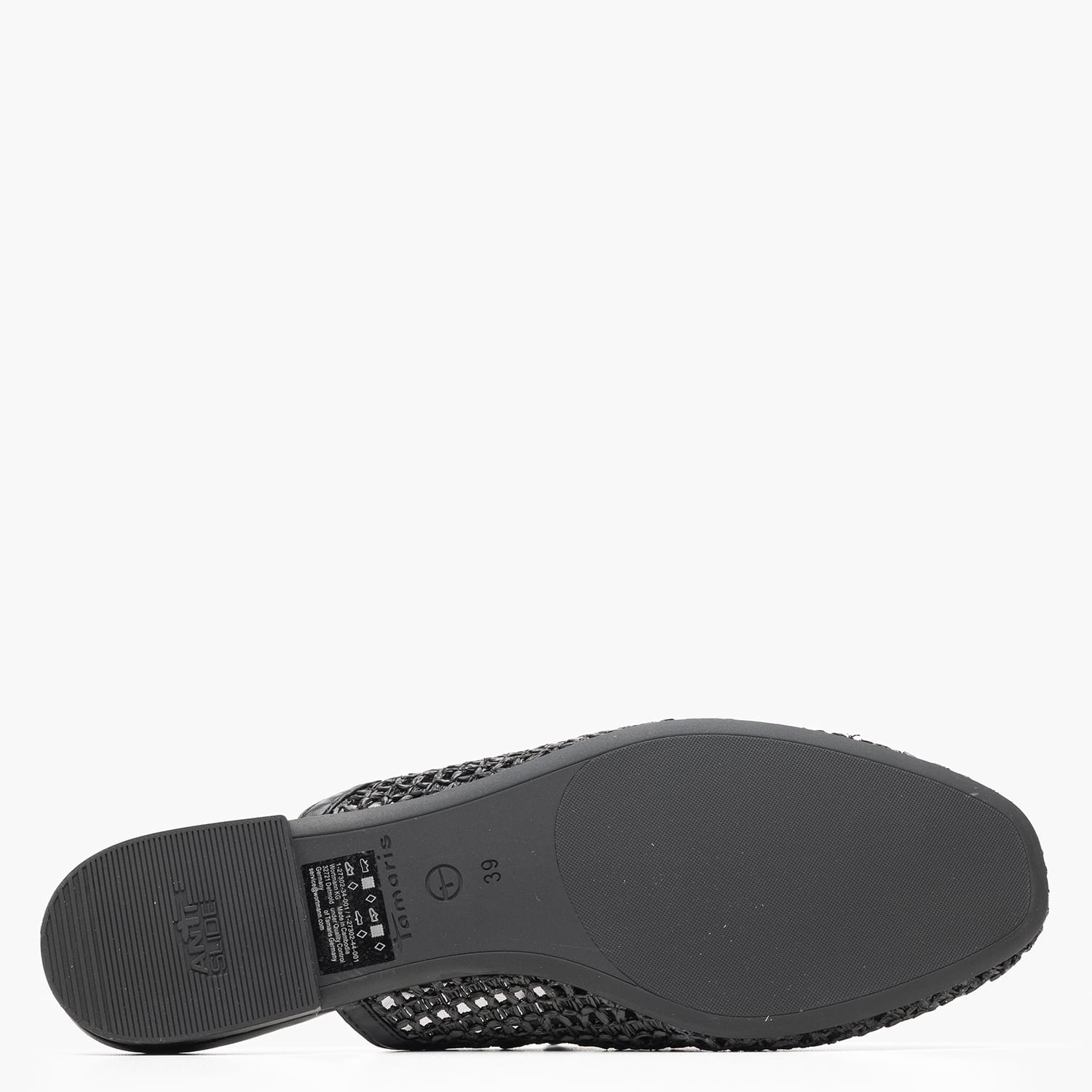 Γυναικεία Mules 27302 Μαύρο Ψάθα Tamaris Γυναικεία Mules 27302 Μαύρο Ψάθα Tamaris