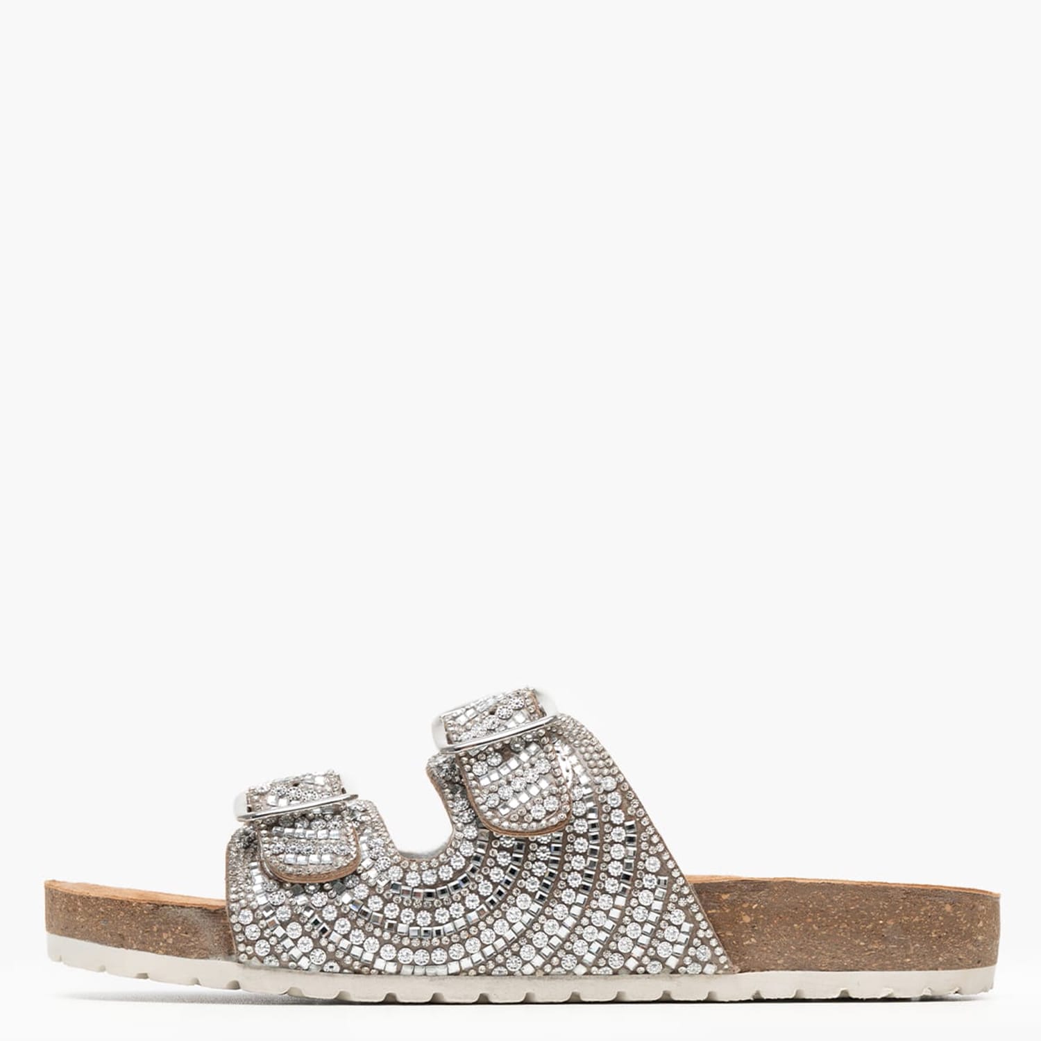 Γυναικεία Flats 27415 Ασημί Δέρμα Tamaris
