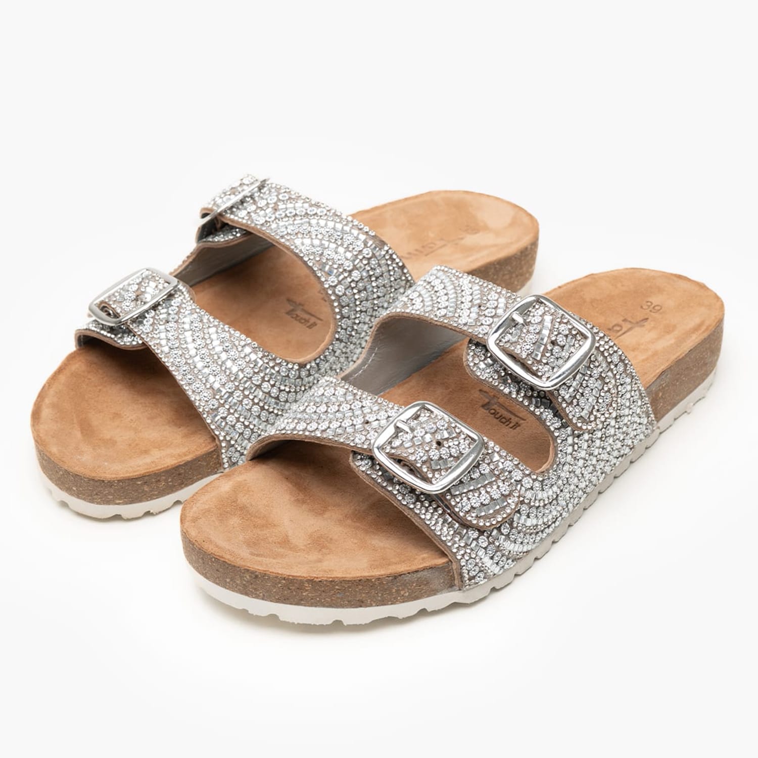 Γυναικεία Flats 27415 Ασημί Δέρμα Tamaris Γυναικεία Flats 27415 Ασημί Δέρμα Tamaris