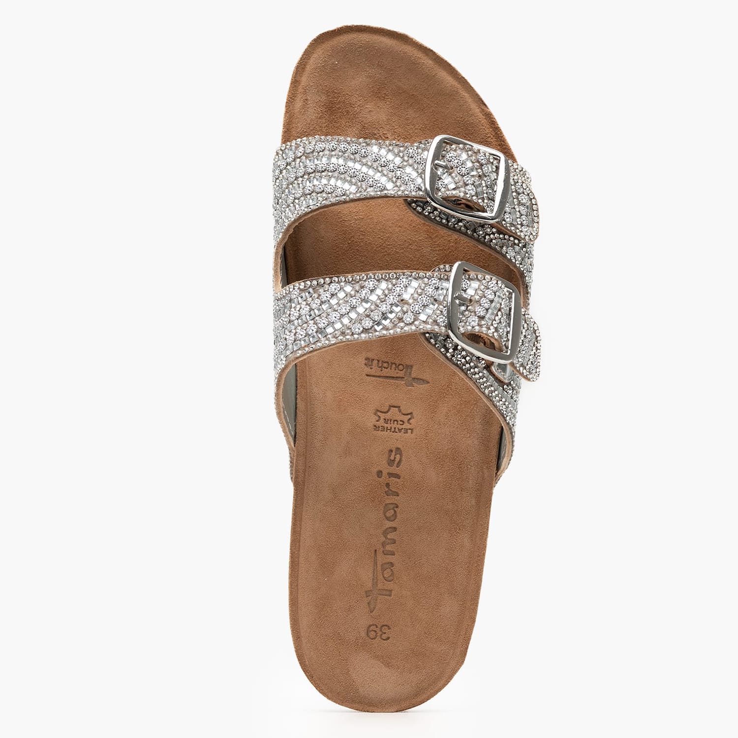 Γυναικεία Flats 27415 Ασημί Δέρμα Tamaris Γυναικεία Flats 27415 Ασημί Δέρμα Tamaris