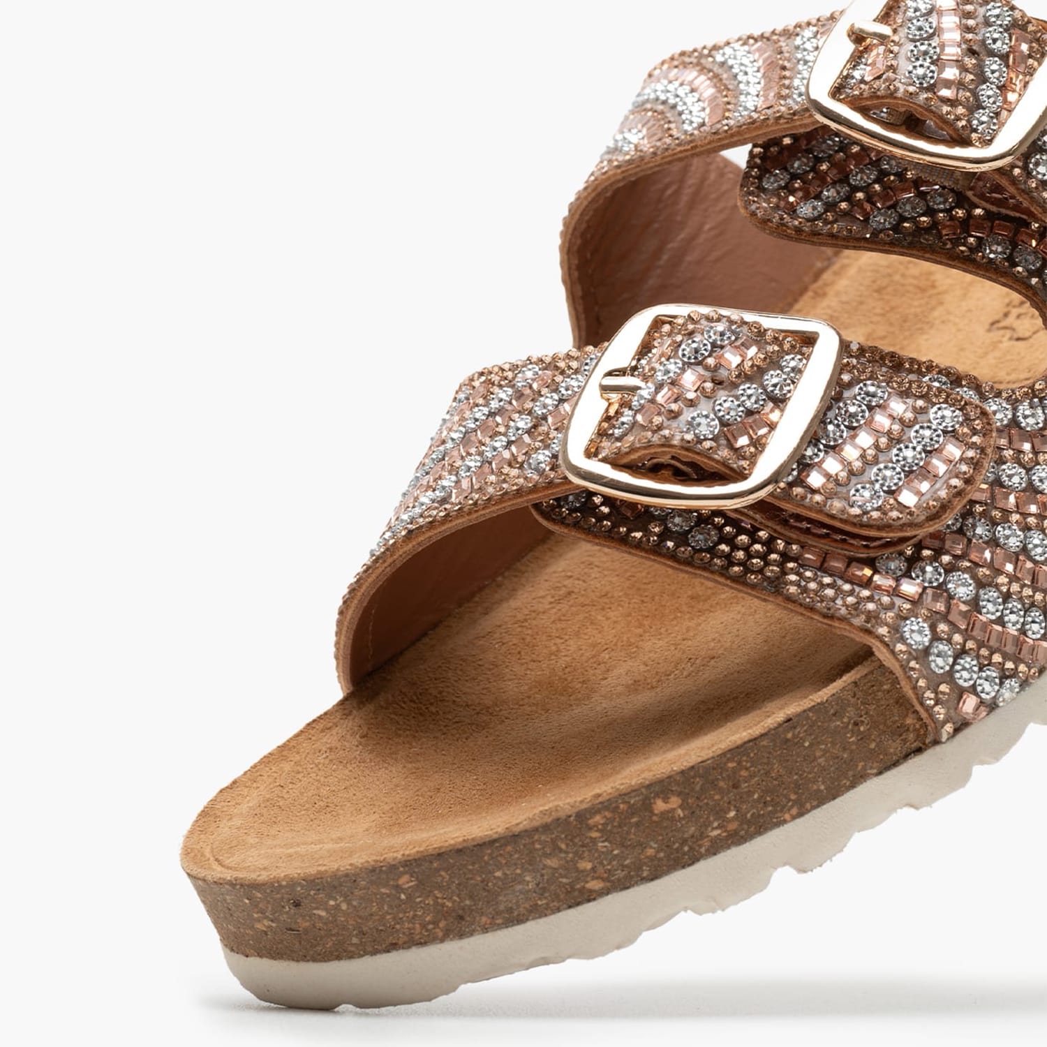 Γυναικεία Flats 27415 Πλατίνα Δέρμα Tamaris