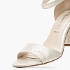 Γυναικεία Πέδιλα 28096 Πλατίνα Glitter Tamaris