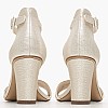 Γυναικεία Πέδιλα 28096 Πλατίνα Glitter Tamaris