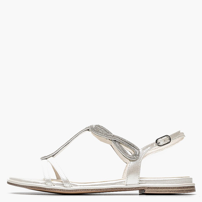 Γυναικεία Flats 28126 Άσπρο ECOleather Tamaris