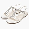 Γυναικεία Flats 28126 Άσπρο ECOleather Tamaris Γυναικεία Flats 28126 Άσπρο ECOleather Tamaris