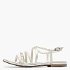 Γυναικεία Flats 28143 Ασημί ECOleather Tamaris Γυναικεία Flats 28143 Ασημί ECOleather Tamaris