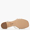 Women Sandals 28205 Silver ECOleather Tamaris