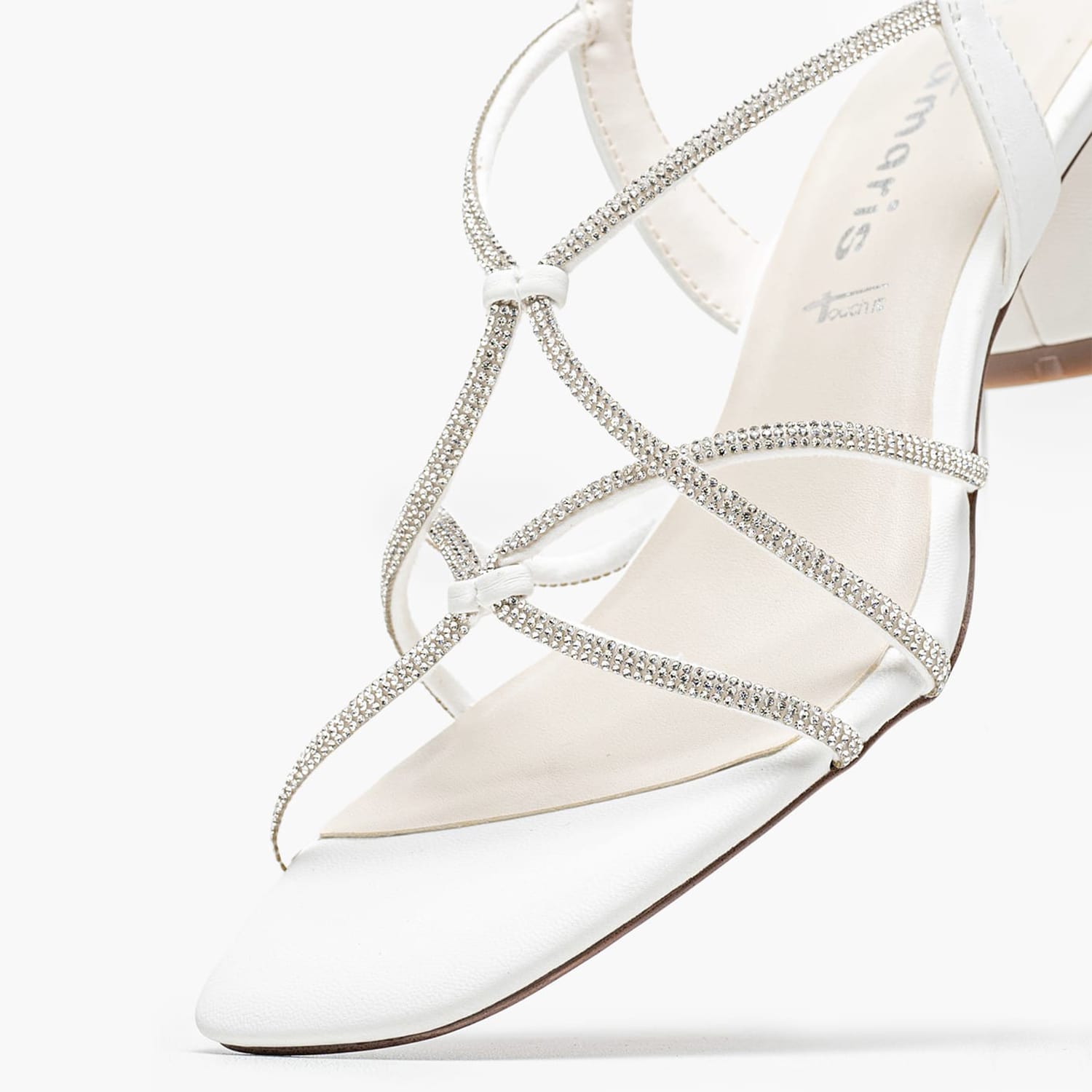Γυναικεία Πέδιλα 28236 Άσπρο ECOleather Tamaris
