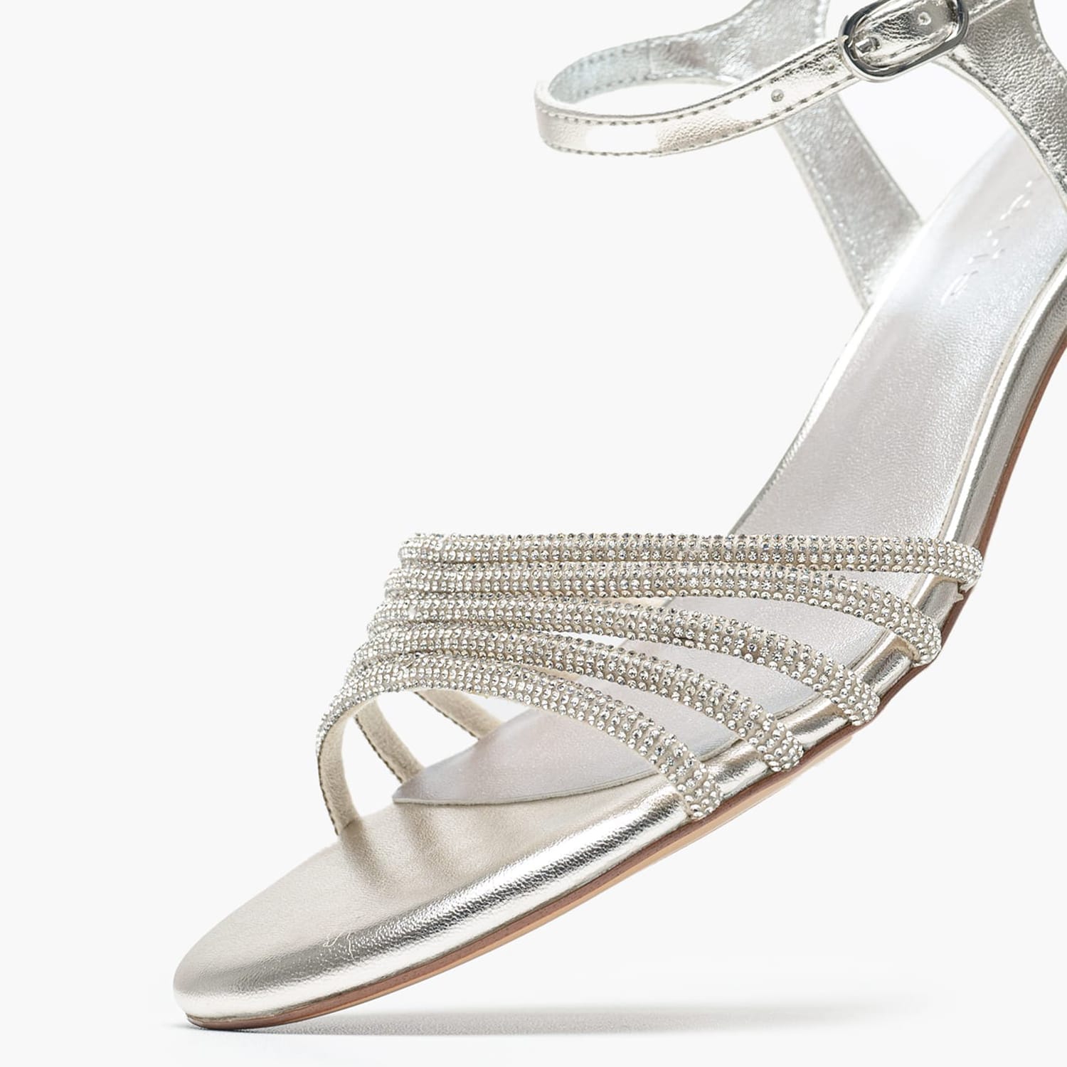 Γυναικεία Πέδιλα 28248 Ασημί ECOleather Tamaris