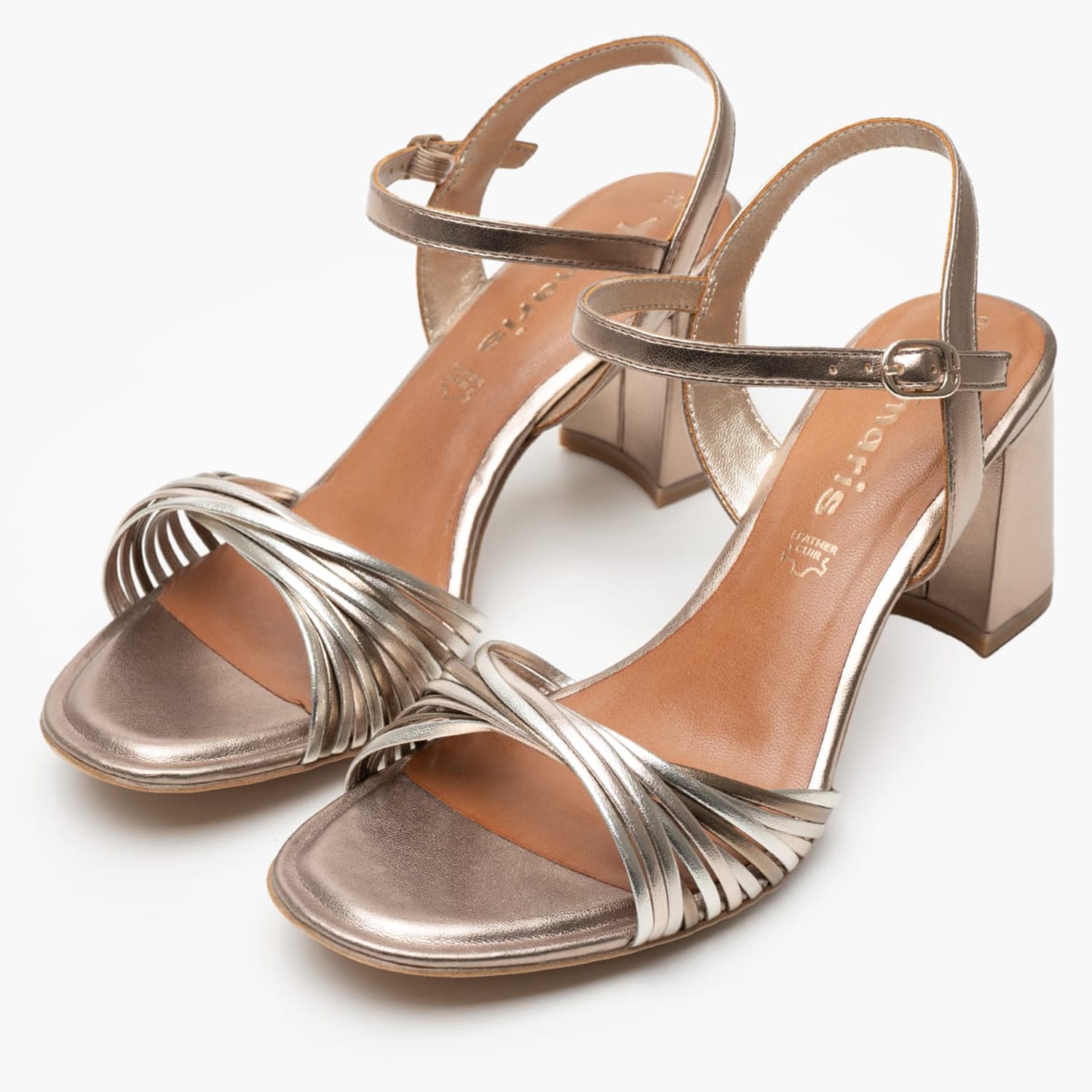 Γυναικεία Πέδιλα 28324 Μπρονζέ ECOleather Tamaris Γυναικεία Πέδιλα 28324 Μπρονζέ ECOleather Tamaris