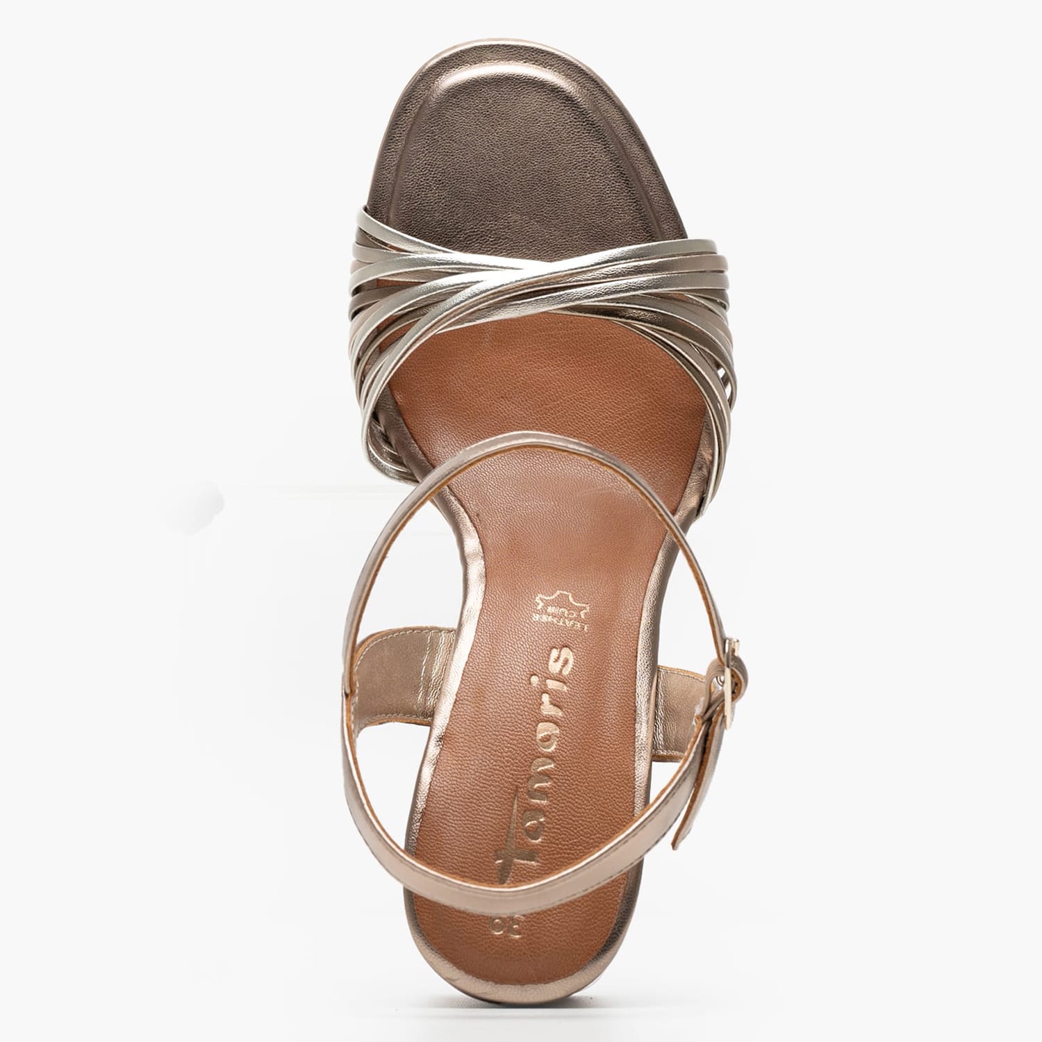 Γυναικεία Πέδιλα 28324 Μπρονζέ ECOleather Tamaris Γυναικεία Πέδιλα 28324 Μπρονζέ ECOleather Tamaris