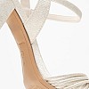 Γυναικεία Πέδιλα 28324 Πλατίνα Glitter Tamaris