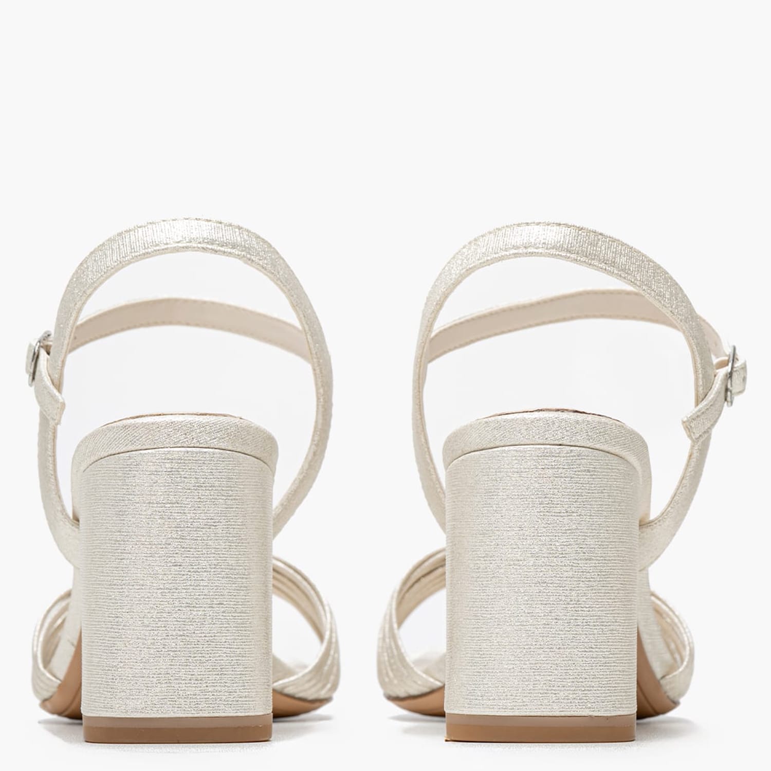 Γυναικεία Πέδιλα 28324 Πλατίνα Glitter Tamaris