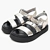 Γυναικεία Flats 28401 Ασημί ECOleather Tamaris Γυναικεία Flats 28401 Ασημί ECOleather Tamaris