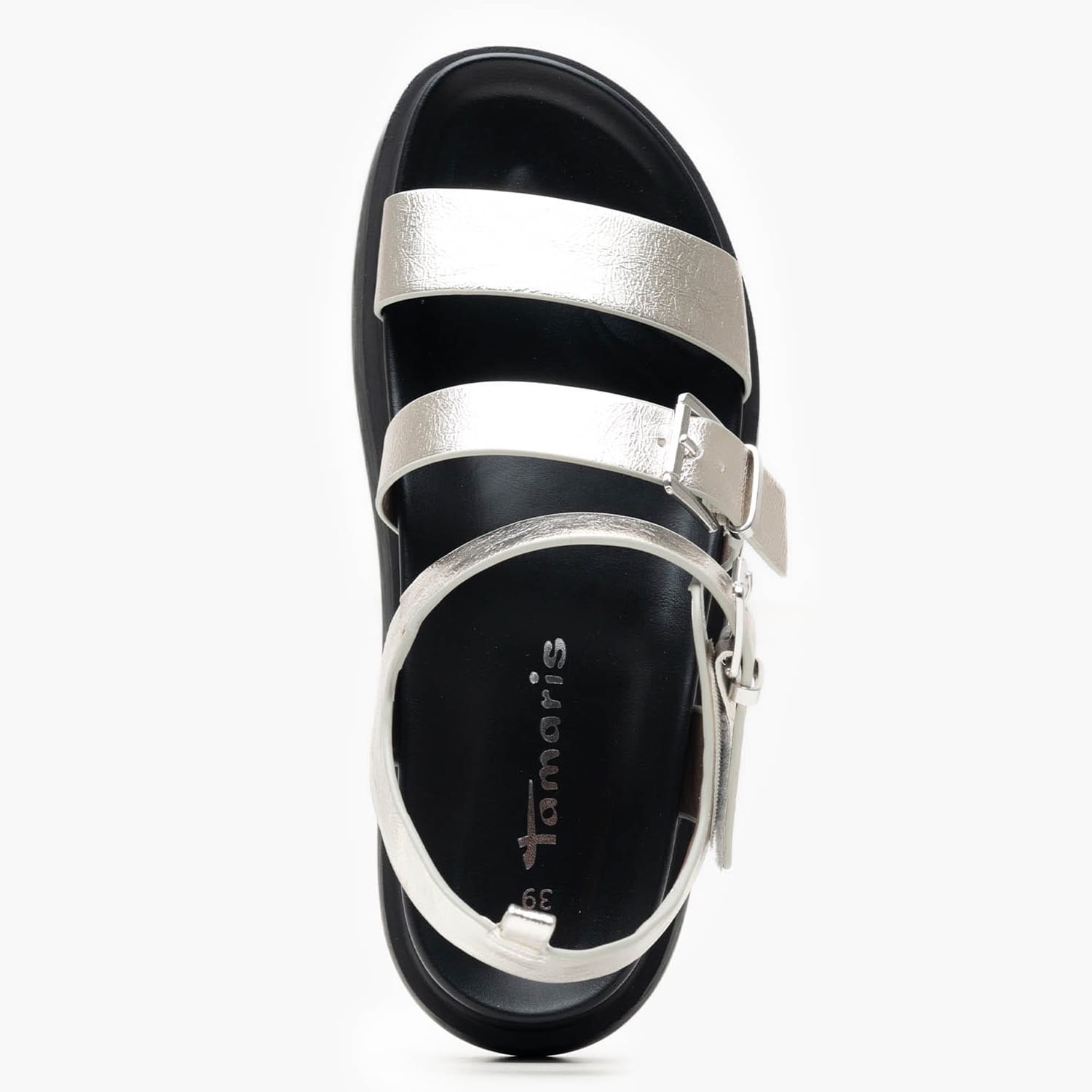 Γυναικεία Flats 28401 Ασημί ECOleather Tamaris Γυναικεία Flats 28401 Ασημί ECOleather Tamaris