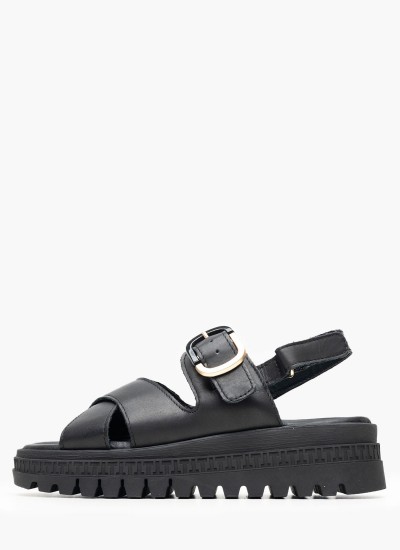 Γυναικείες Πλατφόρμες Χαμηλές 22305 Χρυσό ECOleather Tamaris