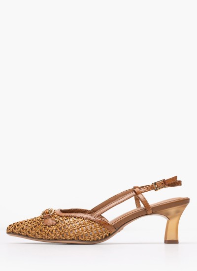Γυναικείες Πλατφόρμες Χαμηλές 22305 Χρυσό ECOleather Tamaris