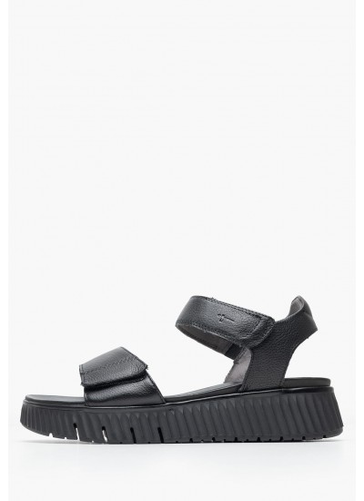 Γυναικείες Πλατφόρμες Χαμηλές 22305 Χρυσό ECOleather Tamaris