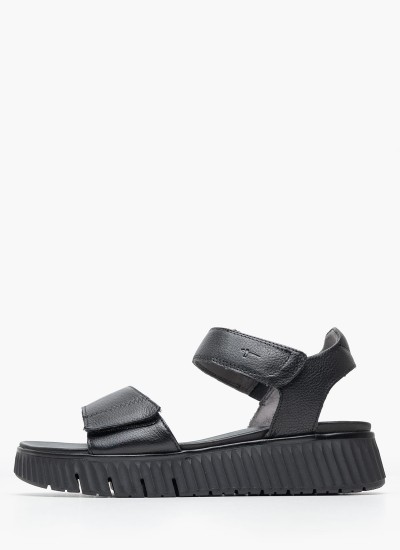 Γυναικείες Πλατφόρμες Χαμηλές 22305 Χρυσό ECOleather Tamaris