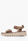 Γυναικείες Πλατφόρμες Χαμηλές 88720 Leopard Δέρμα Νούμπουκ Tamaris