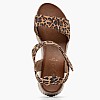Γυναικείες Πλατφόρμες Χαμηλές 88720 Leopard Δέρμα Νούμπουκ Tamaris