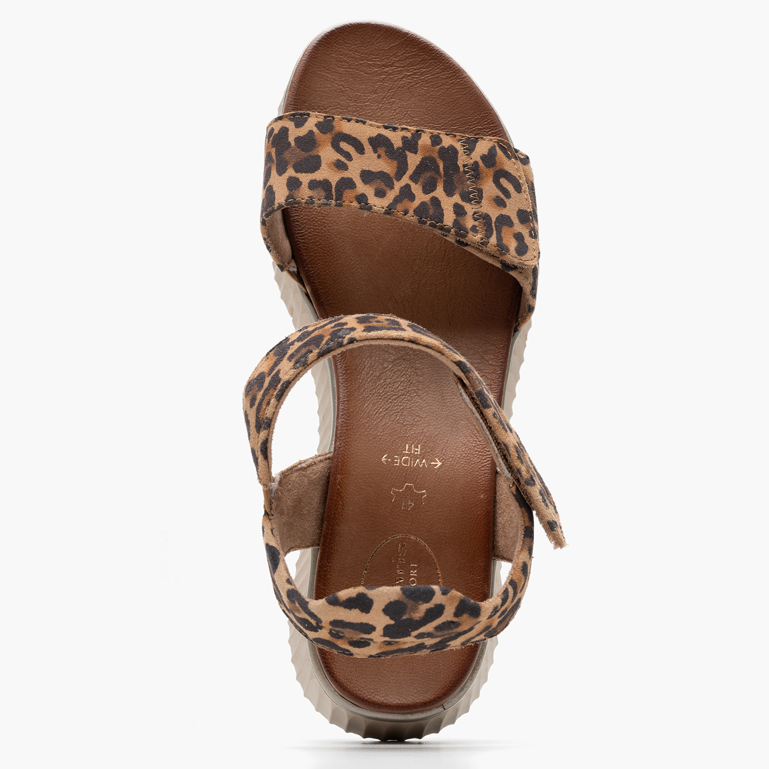 Γυναικείες Πλατφόρμες Χαμηλές 88720 Leopard Δέρμα Νούμπουκ Tamaris