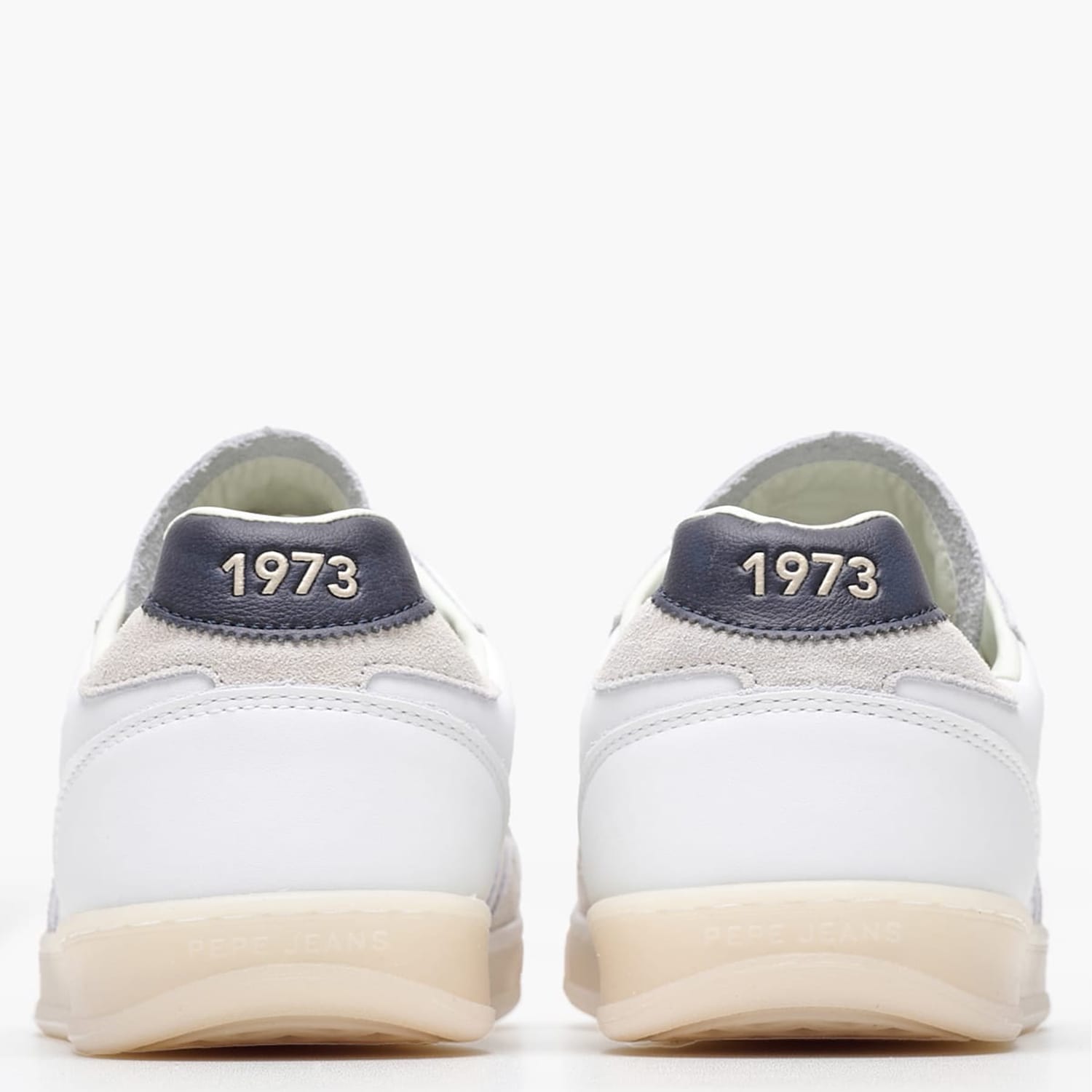 Ανδρικά Παπούτσια Casual Ball.Club Άσπρο Δέρμα Pepe Jeans Ανδρικά Παπούτσια Casual Ball.Club Άσπρο Δέρμα Pepe Jeans
