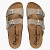 Men Flip Flops & Sandals Bio.Suede Grey Buckskin Pepe Jeans