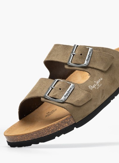 Γυναικείες Ζώνες Flora Μαύρο Δέρμα Pepe Jeans