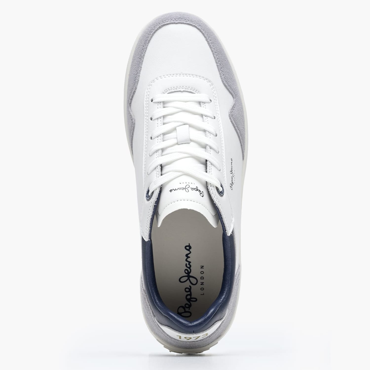 Men Casual Shoes Cam.Collar White Buckskin-ECOleather Pepe Jeans Men Casual Shoes Cam.Collar White Buckskin-ECOleather Pepe Jeans