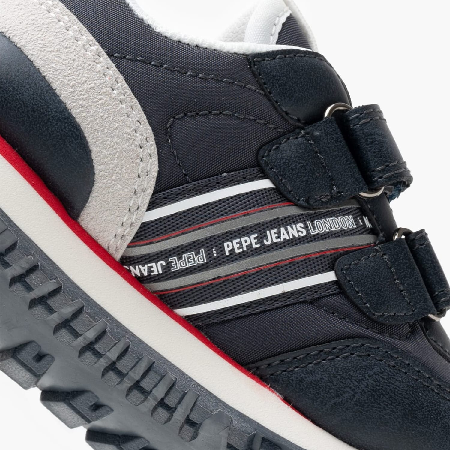 Kids Casual Shoes Dublin.Half Blue ECOleather-Fabric Pepe Jeans