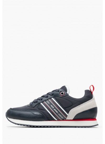 Παιδικά Παπούτσια Casual 574.B Μαύρο ECOleather New Balance
