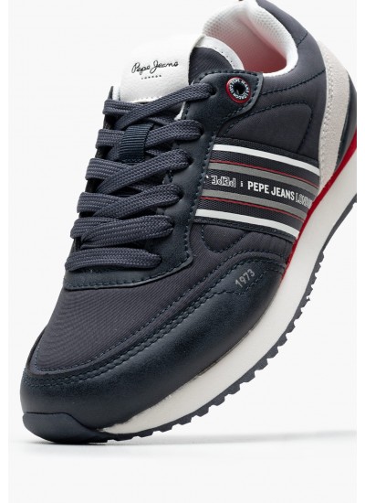 Men Casual Shoes 09S3 Black Leather Frau