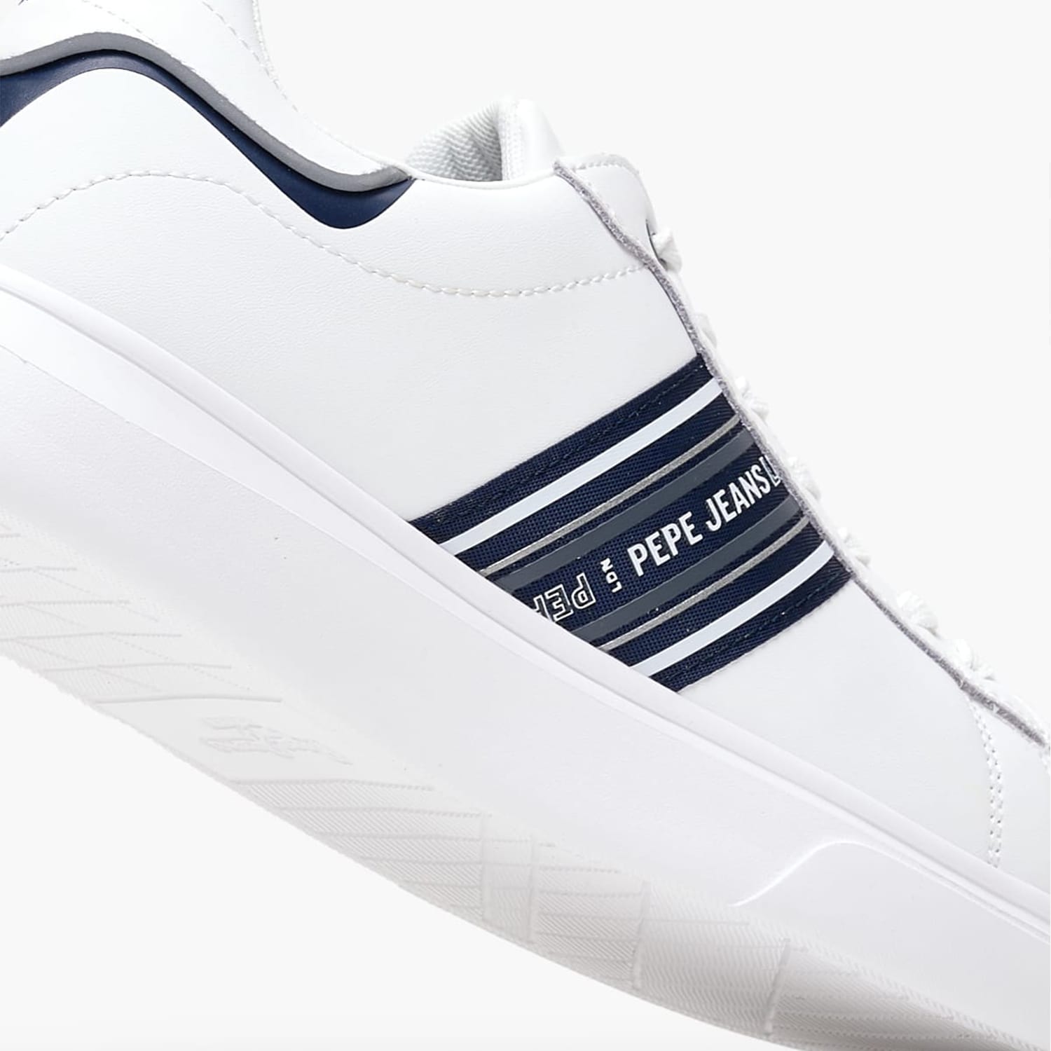 Ανδρικά Παπούτσια Casual Eaton.Classic Άσπρο Δέρμα Pepe Jeans Ανδρικά Παπούτσια Casual Eaton.Classic Άσπρο Δέρμα Pepe Jeans