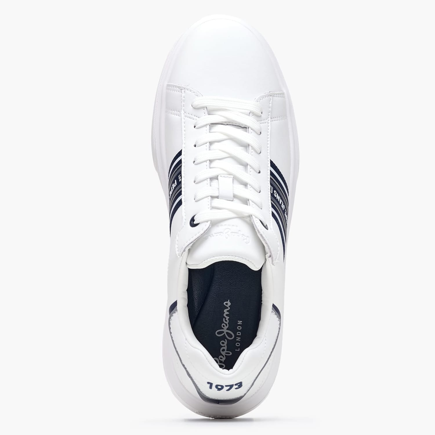 Ανδρικά Παπούτσια Casual Eaton.Classic Άσπρο Δέρμα Pepe Jeans Ανδρικά Παπούτσια Casual Eaton.Classic Άσπρο Δέρμα Pepe Jeans